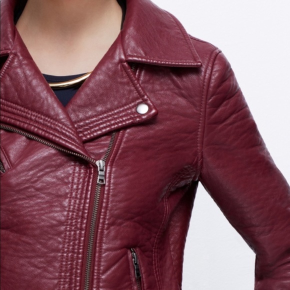 Ann Taylor Jackets & Blazers - Ann Taylor Faux Leather Jacket